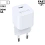 Muvit For Change Cargador de Pared 30W con 1 Puerto USB-C MCACC0047